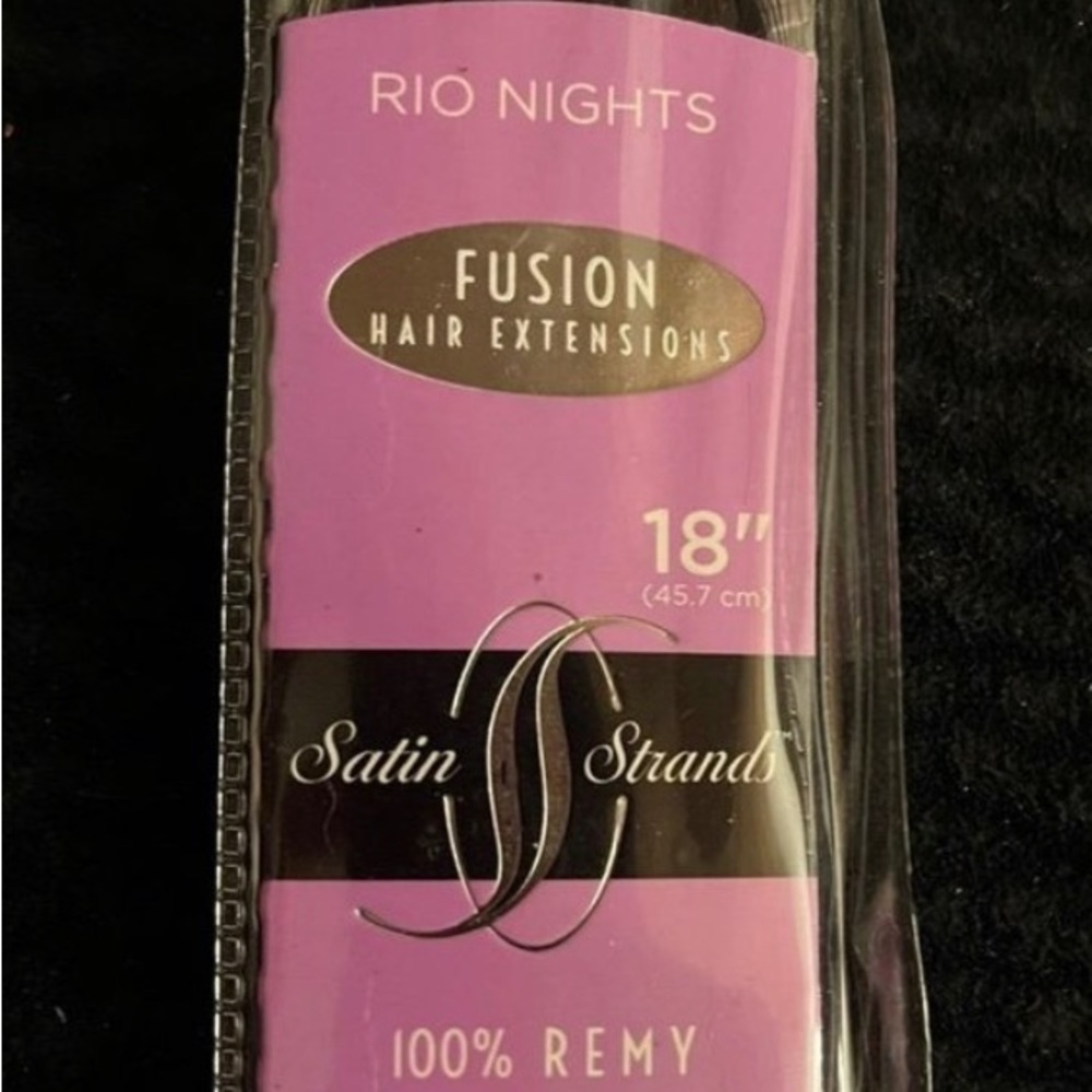 I-tip satin strands hair extensions rio nights -5 packs